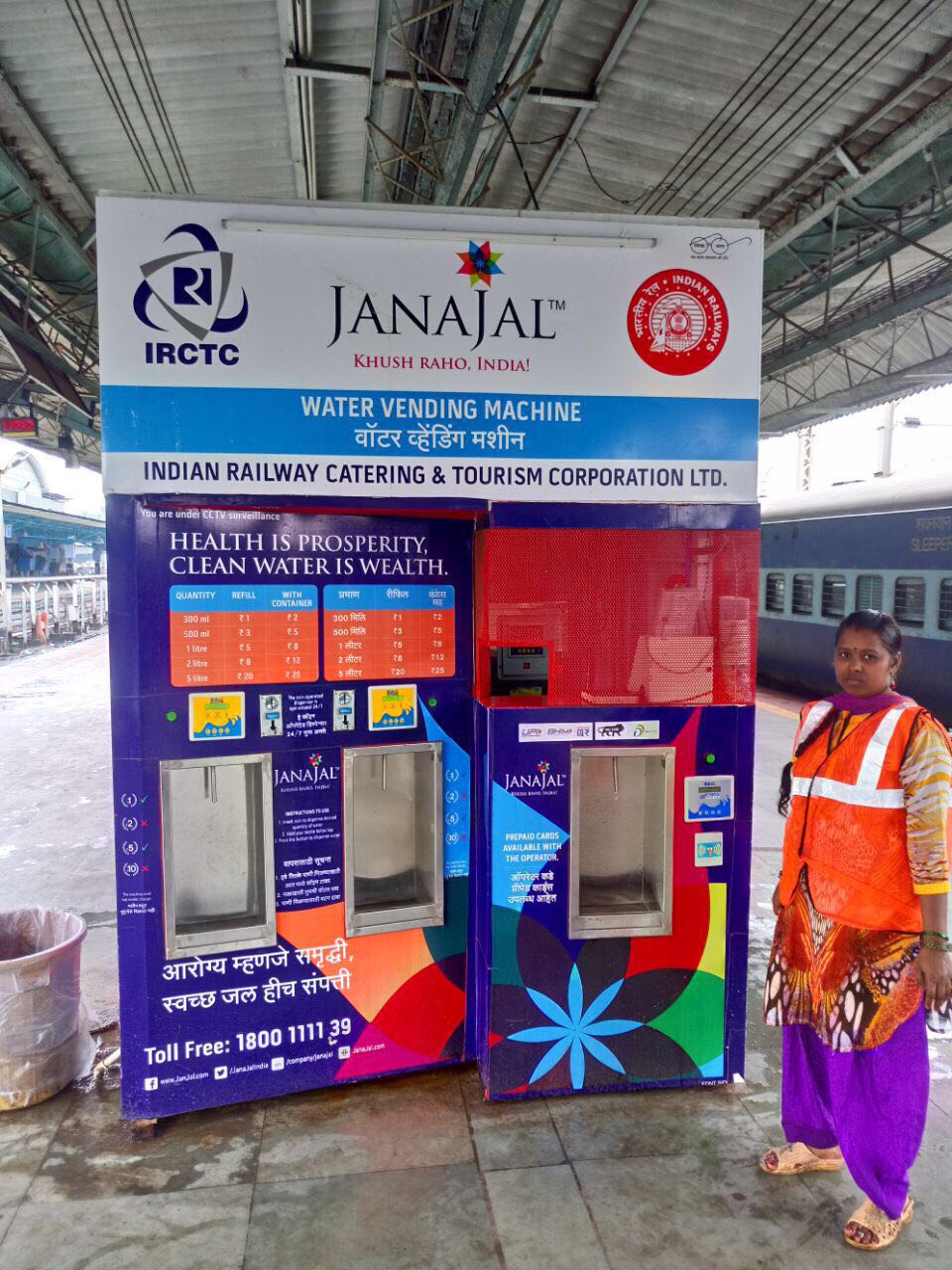 JanaJal commissions Water ATMs in association with IRCTC across Mumbai